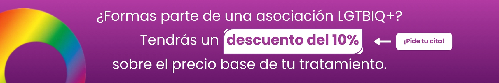 Banner Descuento RainbowBarcelona Fertility